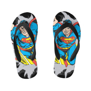 Superman Tears Thru Kid's Jandals