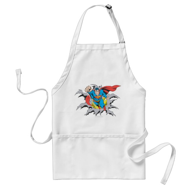 Superman Tears Thru Standard Apron (Front)