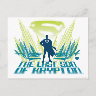 Superman The last Son of Krypton Postcard