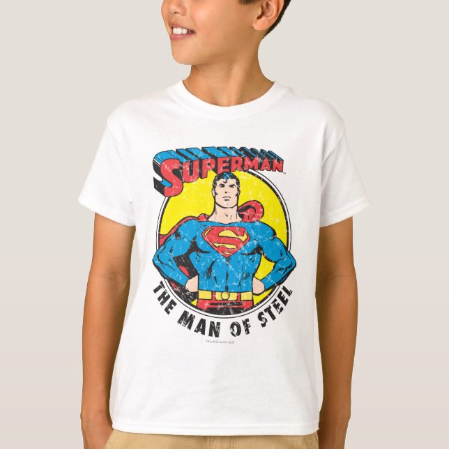 Superman The Man of Steel T-Shirt (Front)