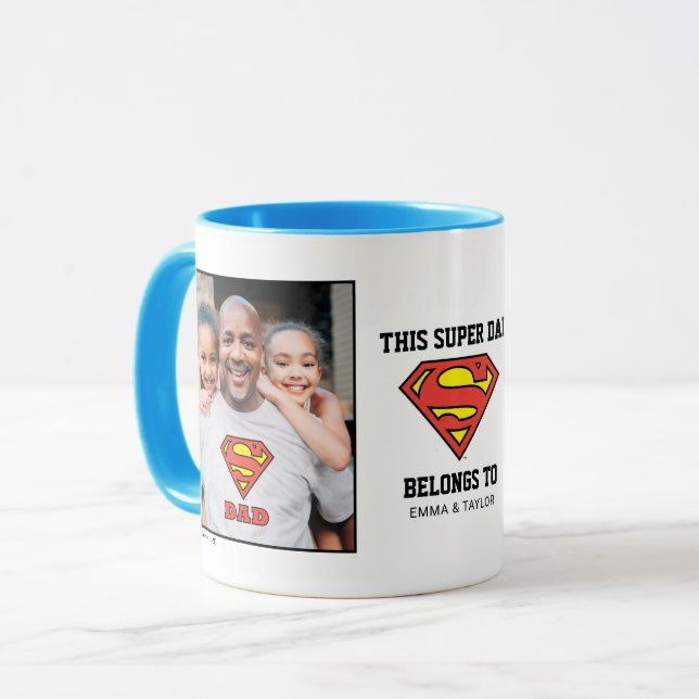 Superman | This Super Dad Belongs To Mug (Front Left)