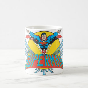Superman with Letters Coffee Mug