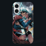 Superman/Wonder Woman Comic Promotional Art iPhone 16 Case<br><div class="desc">Customise your product featuring this promotional artwork for the Superman/Wonder Woman comic book series. See Superman and Wonder Woman embrace each other in the rain and lightning.</div>