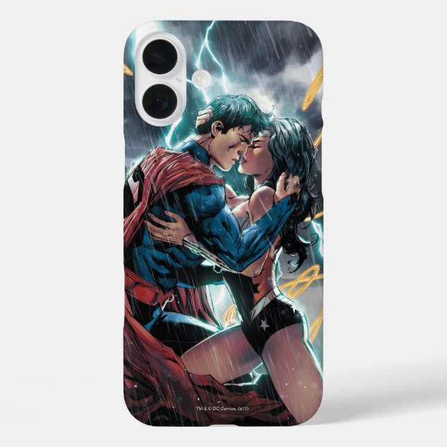 Superman/Wonder Woman Comic Promotional Art Case-Mate iPhone Case (Back)