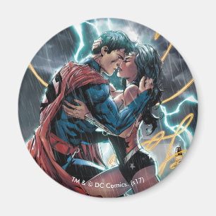 Superman/Wonder Woman Comic Promotional Art Magnet