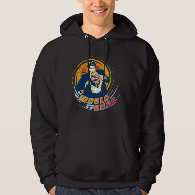 Superman World Hero Hoodie (Front)