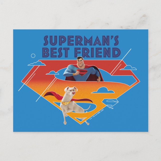 Superman's Best Friend Postcard (Front)