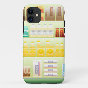 supermarket shelf coffee tea grains Case-Mate iPhone case