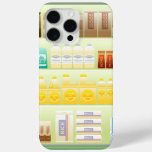 supermarket shelf coffee tea grains iPhone 15 pro max case
