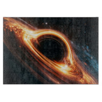 Supermassive Black Hole Accretion Disc Space Art