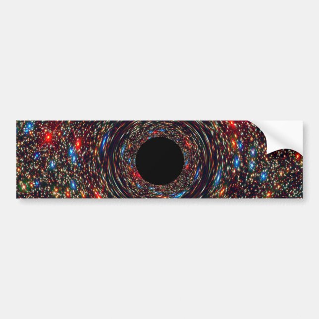 Supermassive Black Hole Bumper Sticker (Front)