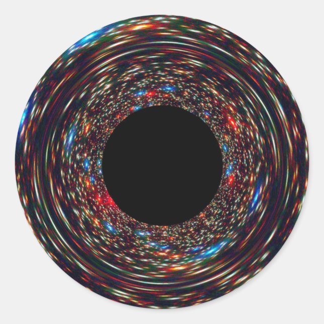 Supermassive Black Hole Classic Round Sticker (Front)