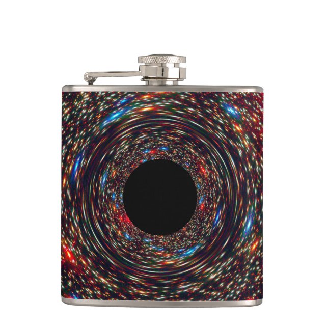 Supermassive Black Hole Hip Flask (Front)