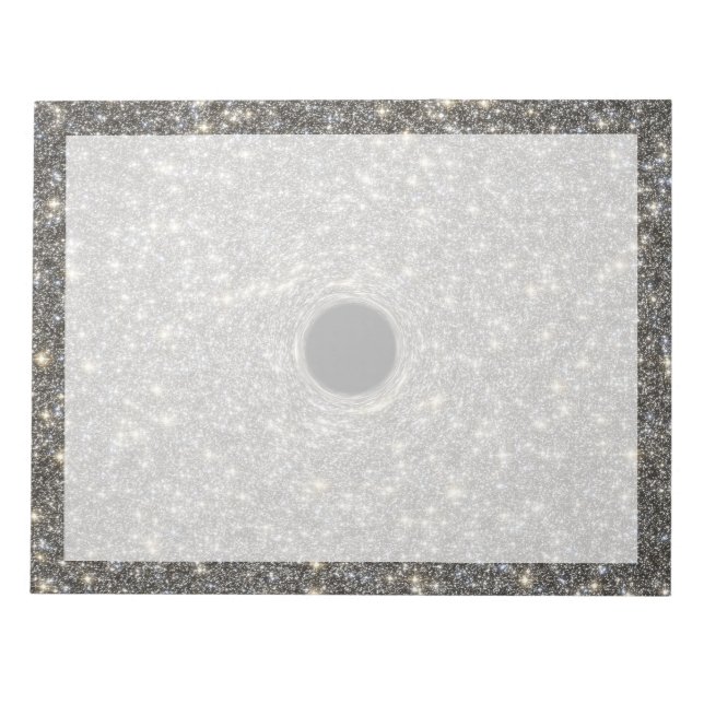 Supermassive Black Hole In The Middle Of A Galaxy. Notepad (Front)