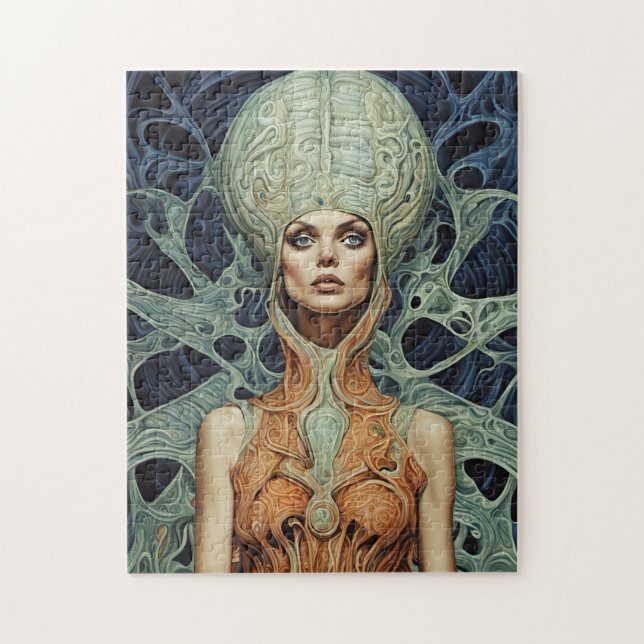 Supermodel Alien Woman Jigsaw Puzzle (Vertical)