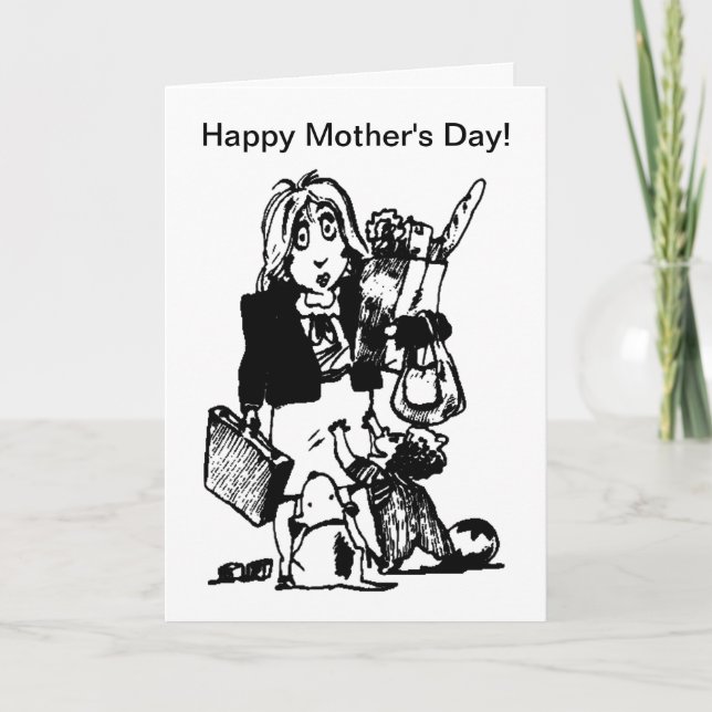 Supermom: A Mum Who Does It All Card (Front)