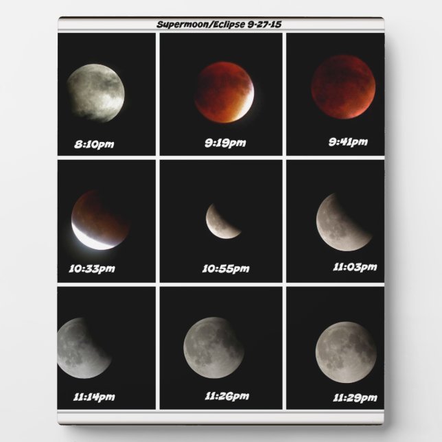Supermoon & Eclipse Plaque (Front)