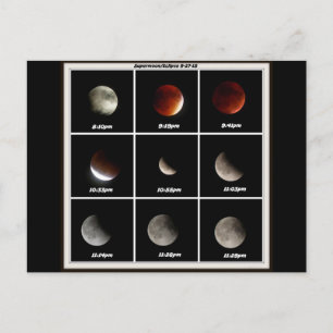 Supermoon & Eclipse Postcard