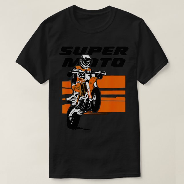 Supermoto  Motocross Extreme Enduro Motocross Offr T-Shirt (Design Front)