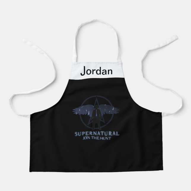 Supernatural Castiel Falling Stars Graphic Apron (Front)