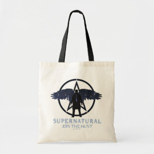 Supernatural Castiel Falling Stars Graphic Tote Bag