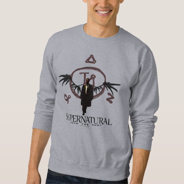 Supernatural Castiel Illustration Sweatshirt (Front)