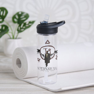 Supernatural Castiel Illustration Water Bottle
