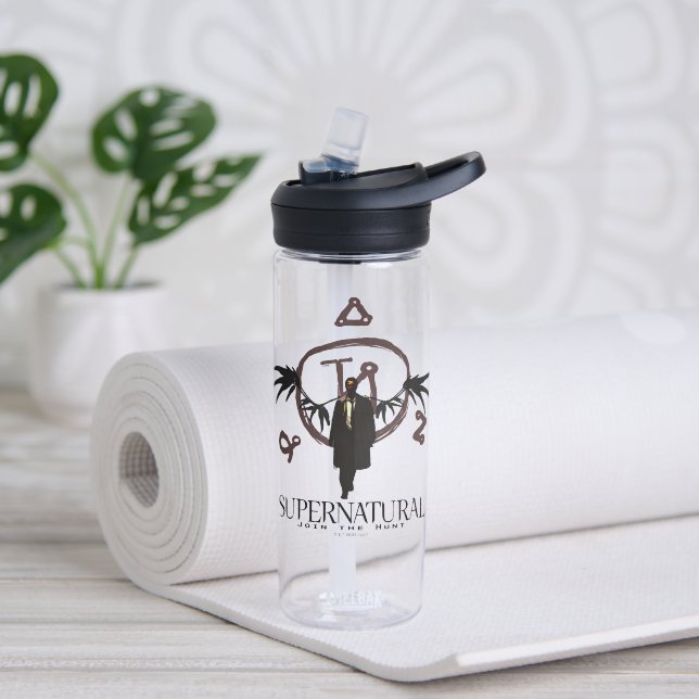 Supernatural Castiel Illustration Water Bottle (Yoga)