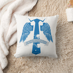 Supernatural Castiel Tie Quote Graphic Cushion