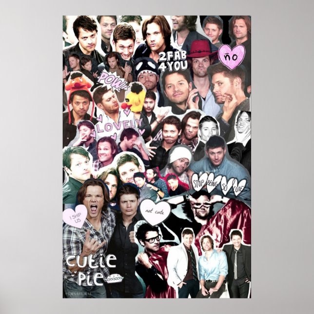 Supernatural Collage Poster (Front)