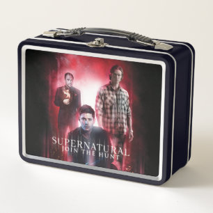 Supernatural Crowley, Dean, and Sam Metal Lunch Box