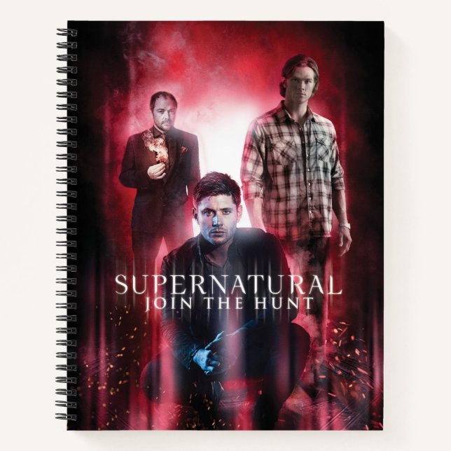 Supernatural Crowley, Dean, and Sam Notebook (Front)