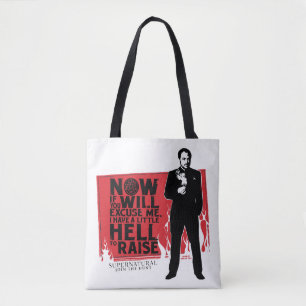 Supernatural Crowley Quote Graphic Tote Bag