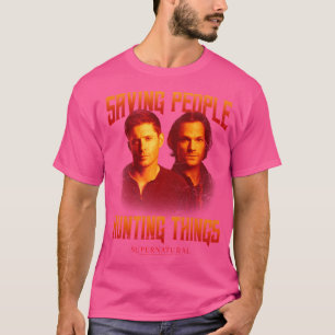 Supernatural Dean Sam Saving People Hunting Things T-Shirt