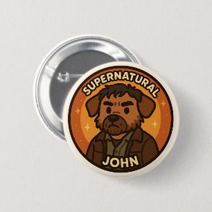 Supernatural Dog - John 6 Cm Round Badge