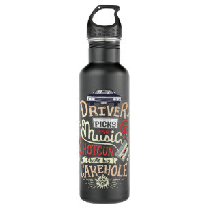 Supernatural Driver Picks The Music Pullover 710 Ml Water Bottle