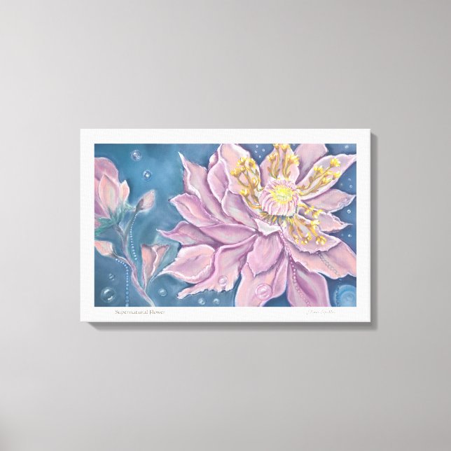 Supernatural Flower Canvas Print (Front)
