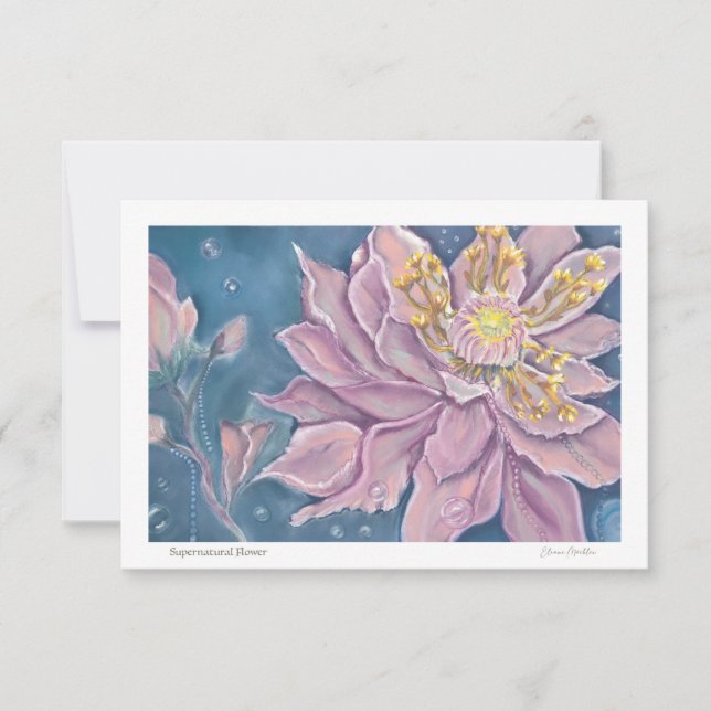 Supernatural Flower Card (Front)