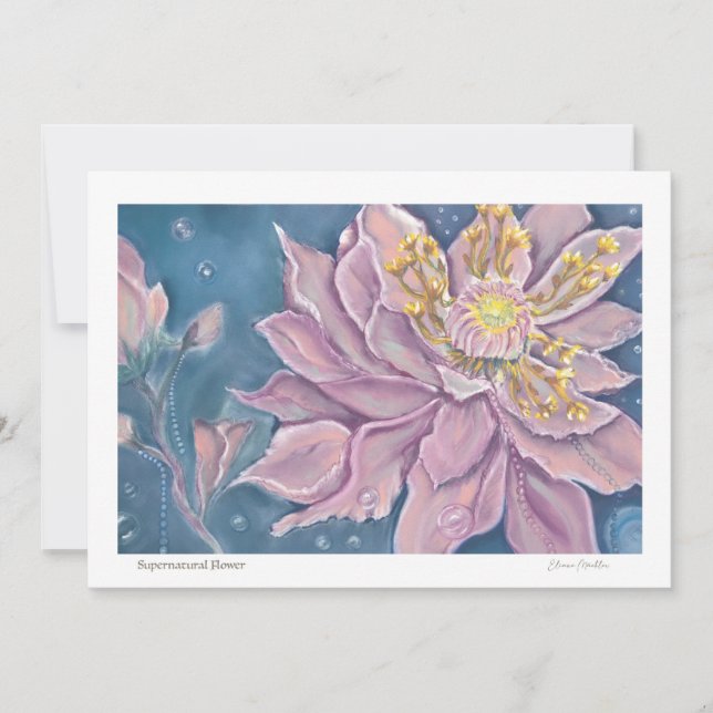 Supernatural Flower Card (Front)