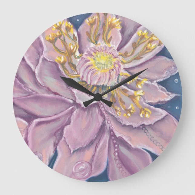 Supernatural Flower Large Clock (Front)