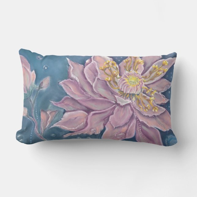 Supernatural Flower Lumbar Cushion (Front)