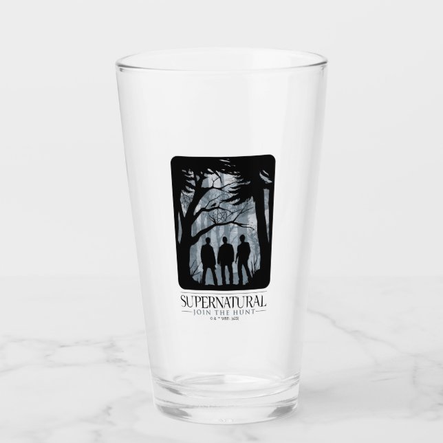Supernatural Forest Silhouette Graphic Glass (Front)