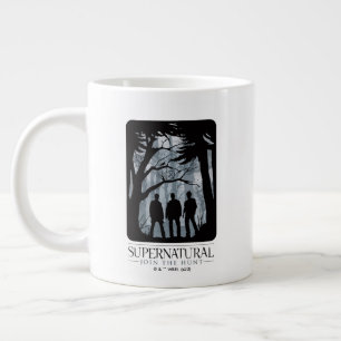 Supernatural Forest Silhouette Graphic Large Coffee Mug