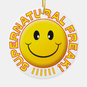 Supernatural Freak Smile Ceramic Tree Decoration
