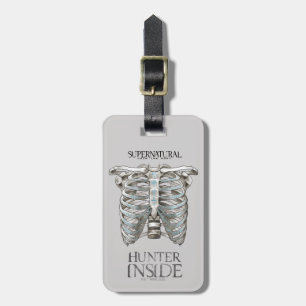 Supernatural "Hunter Inside" Ribcage Graphic Luggage Tag