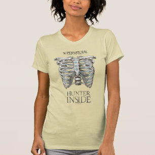 Supernatural "Hunter Inside" Ribcage Graphic T-Shirt