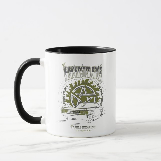 Supernatural "The Winchester Bros" Car Graphic Mug (Left)