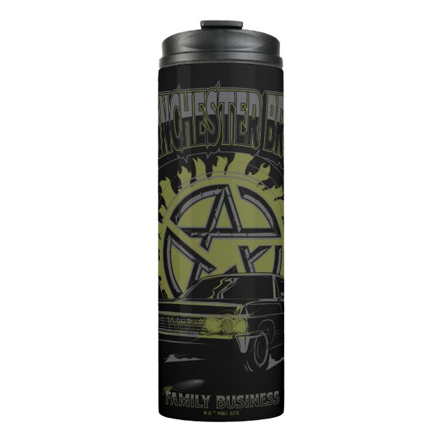 Supernatural "The Winchester Bros" Car Graphic Thermal Tumbler (Front)