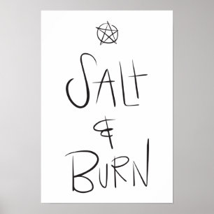Supernatural Typography Poster