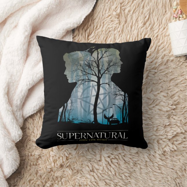 Supernatural Winchester Bros Forest Graphic Cushion (Blanket)
